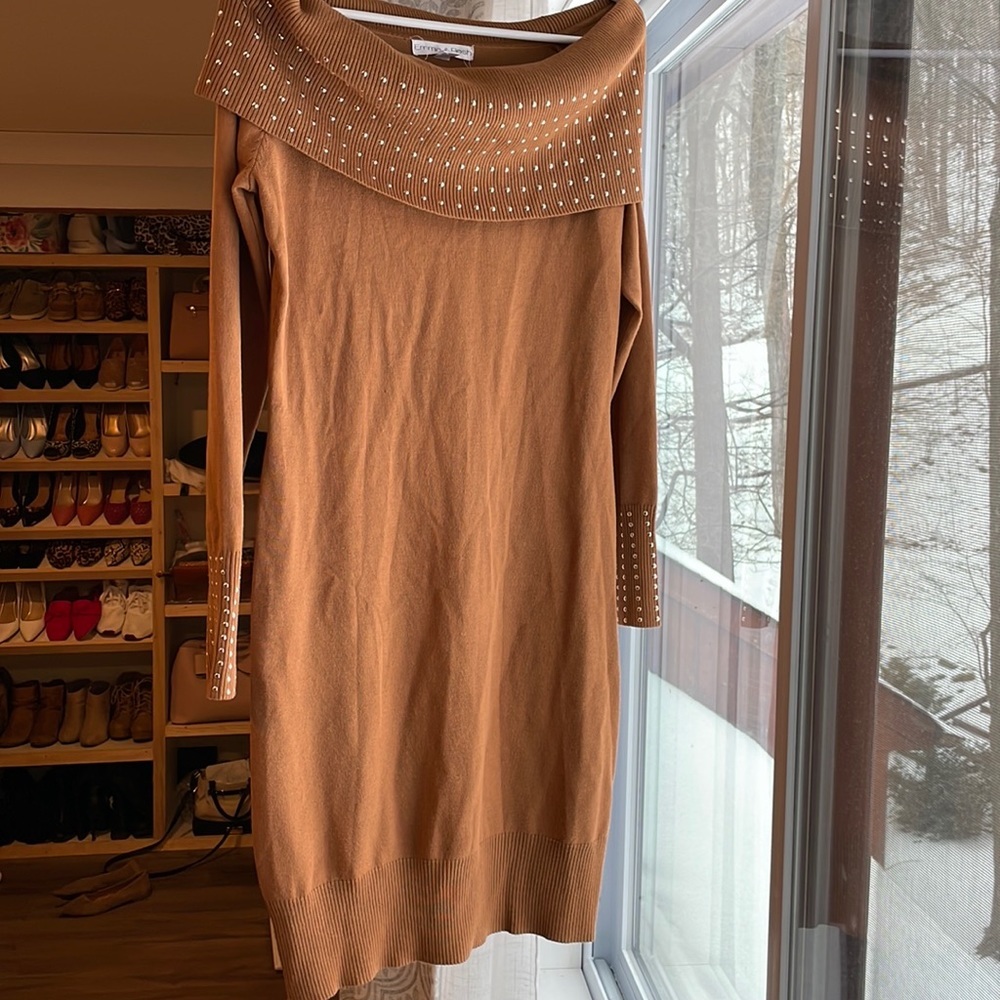EMMA & POSH cowl neck sweater dress / cottagecore